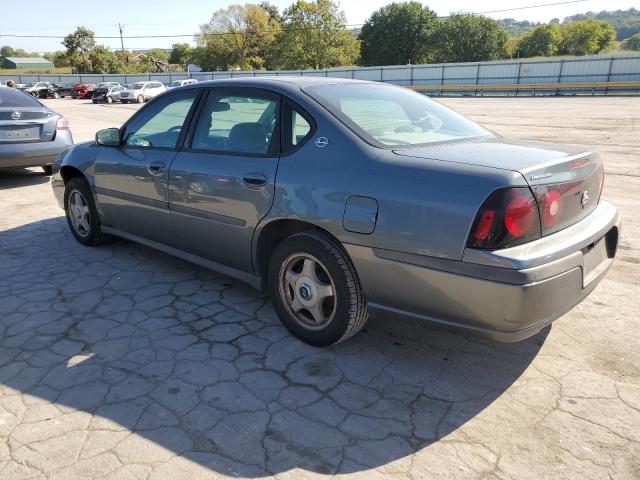 2G1WF52E349217819 - 2004 CHEVROLET IMPALA GRAY photo 2