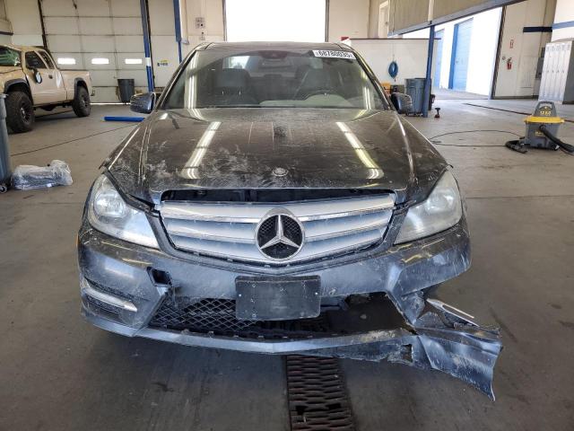 WDDGF8AB8DR258365 - 2013 MERCEDES-BENZ C 300 4MATIC BLACK photo 5