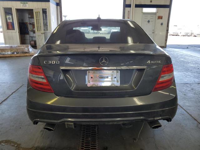 WDDGF8AB8DR258365 - 2013 MERCEDES-BENZ C 300 4MATIC BLACK photo 6
