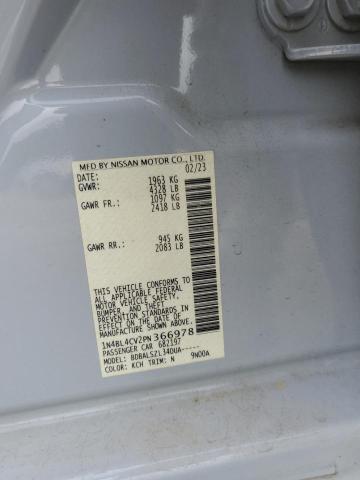 1N4BL4CV2PN366978 - 2023 NISSAN ALTIMA SR GRAY photo 12