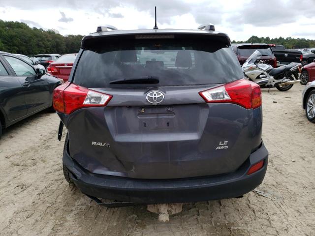 JTMBFREV3ED057941 - 2014 TOYOTA RAV4 LE GRAY photo 6