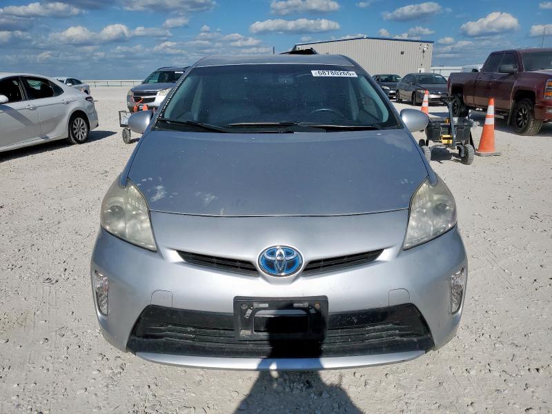 JTDKN3DU7D5557540 - 2013 TOYOTA PRIUS SILVER photo 5