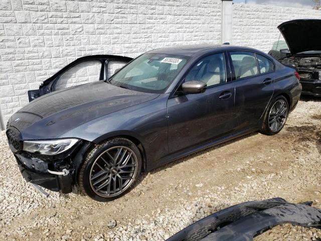 WBA5U9C02LFH02817 - 2020 BMW M340XI GRAY photo 1
