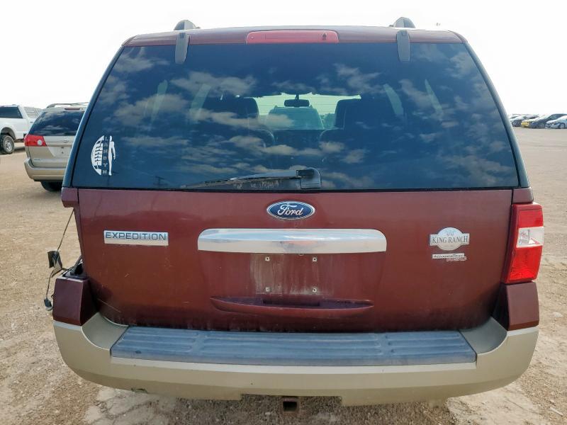 1FMFU17538LA72757 - 2008 FORD EXPEDITION EDDIE BAUER 勃艮第红 照片 6