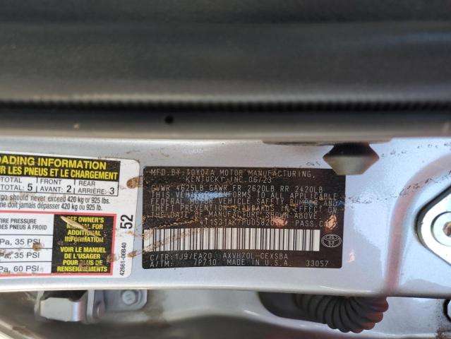 4T1S31AK7PU058207 - 2023 TOYOTA CAMRY SE NIGHT SHADE SILVER photo 12