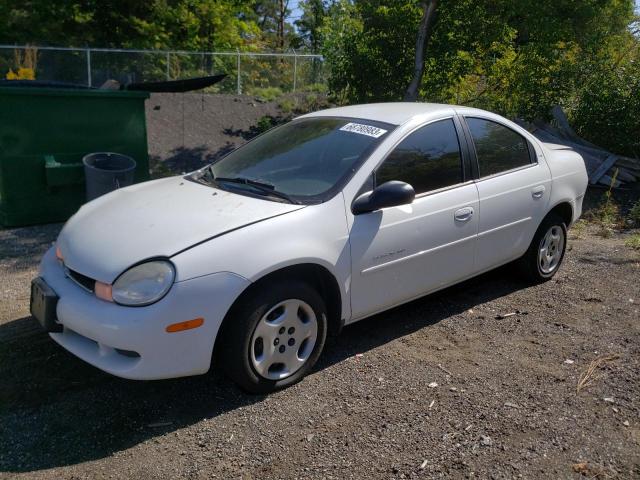 1C3ES46C0YD787694 - 2000 CHRYSLER NEON LE WHITE photo 1