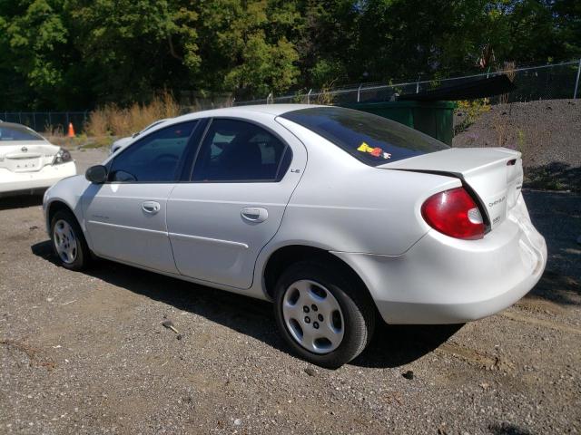 1C3ES46C0YD787694 - 2000 CHRYSLER NEON LE WHITE photo 2