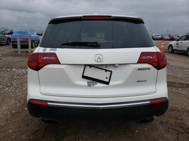 2HNYD2H25DH510509 - 2013 ACURA MDX WHITE photo 6