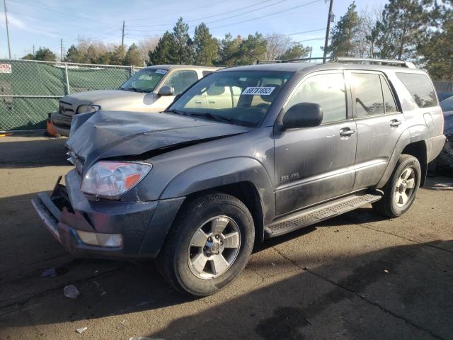 JTEBU14R930015785 - 2003 TOYOTA 4RUNNER SR5 GRAY photo 1