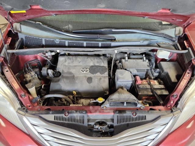 5TDYK3DC8DS313836 - 2013 TOYOTA SIENNA XLE BURGUNDY photo 12