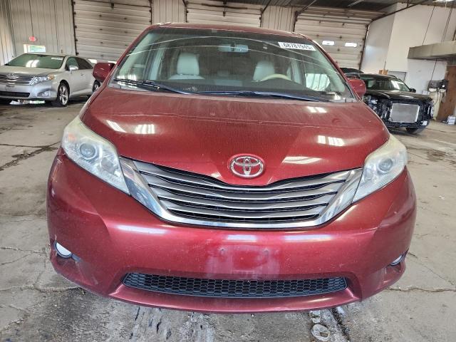 5TDYK3DC8DS313836 - 2013 TOYOTA SIENNA XLE BURGUNDY photo 5