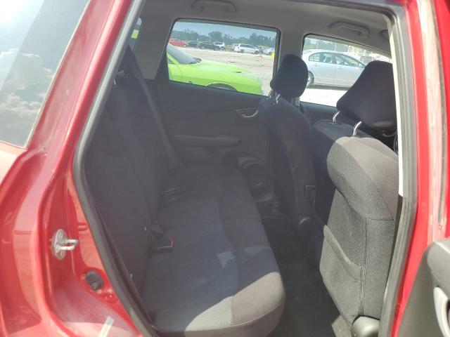 JHMGE8H40AC040695 - 2010 HONDA FIT SPORT RED photo 10