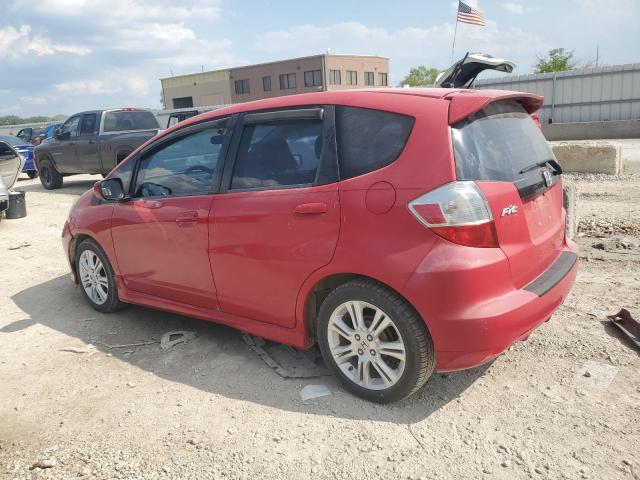 JHMGE8H40AC040695 - 2010 HONDA FIT SPORT RED photo 2
