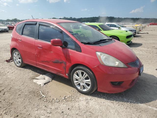 JHMGE8H40AC040695 - 2010 HONDA FIT SPORT RED photo 4