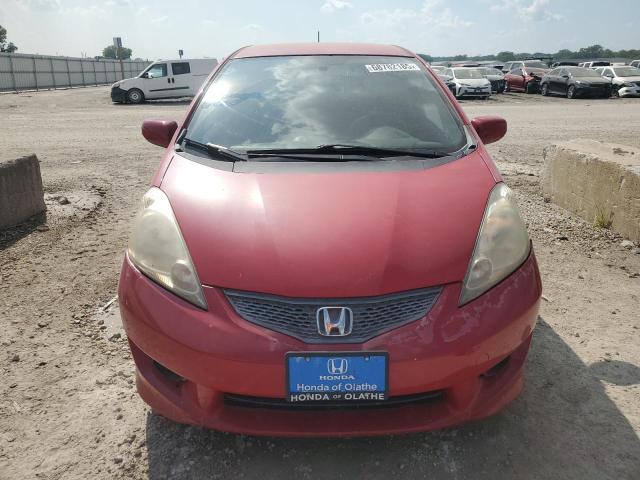 JHMGE8H40AC040695 - 2010 HONDA FIT SPORT RED photo 5