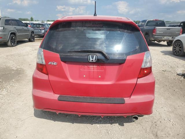 JHMGE8H40AC040695 - 2010 HONDA FIT SPORT RED photo 6