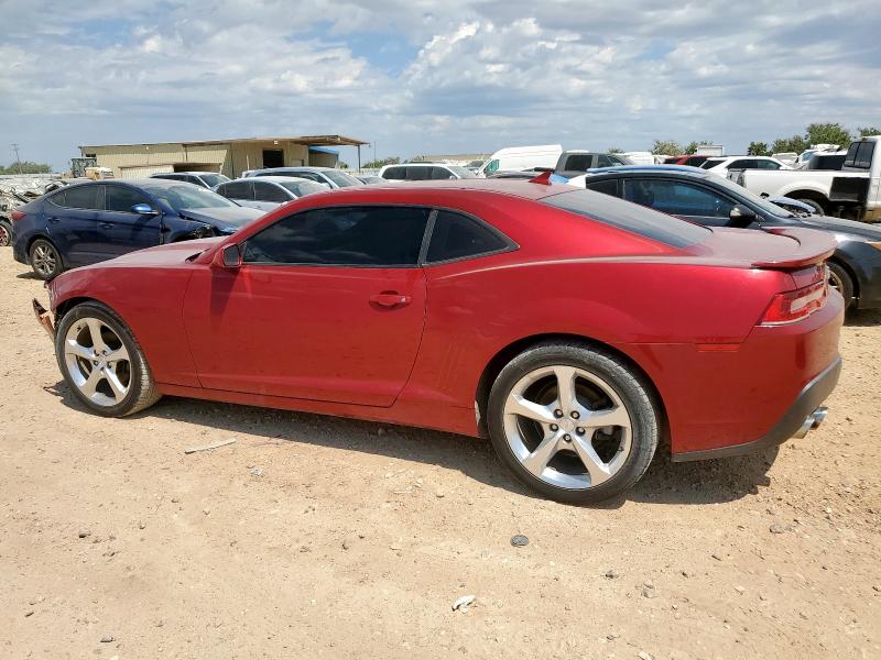 2G1FD1E36F9243584 - 2015 CHEVROLET CAMARO LT RED photo 2