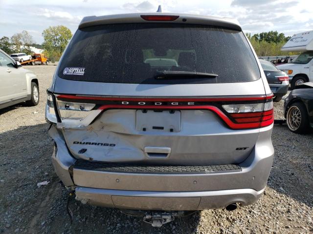 1C4RDJDG8KC536799 - 2019 DODGE DURANGO GT SILVER photo 6