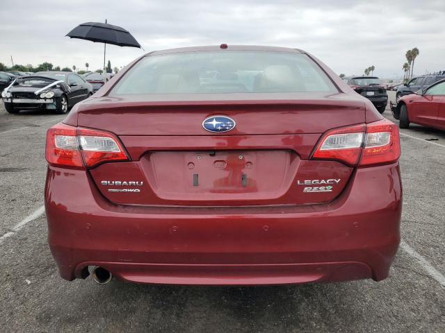 4S3BNAJ60F3033977 - 2015 SUBARU LEGACY 2.5I LIMITED RED photo 6