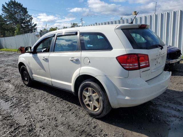 3C4PDCAB6CT203955 - 2012 DODGE JOURNEY SE WHITE photo 2