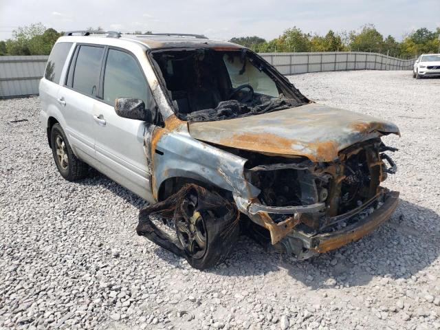 5FNYF18717B032069 - 2007 HONDA PILOT EXL SILVER photo 4