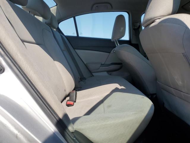 19XFB2F55DE027243 - 2013 HONDA CIVIC LX SILVER photo 10