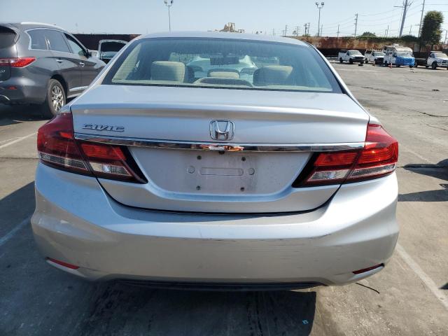 19XFB2F55DE027243 - 2013 HONDA CIVIC LX SILVER photo 6