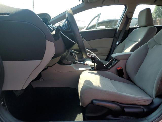 19XFB2F55DE027243 - 2013 HONDA CIVIC LX SILVER photo 7