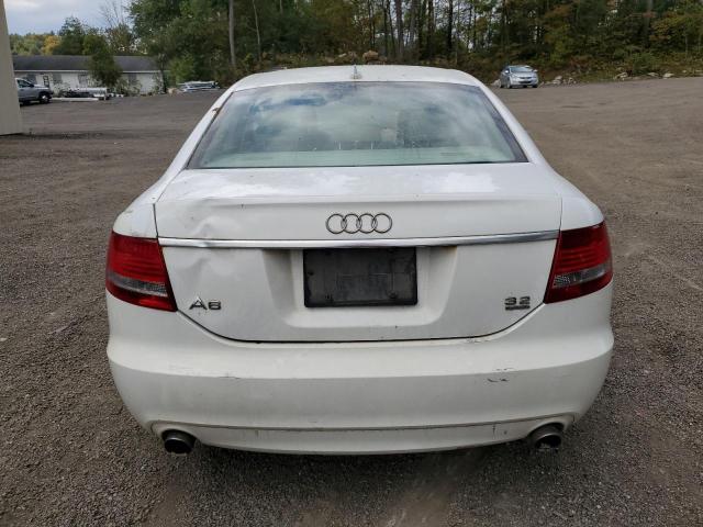 WAUDH74F98N179880 - 2008 AUDI A6 3.2 QUATTRO WHITE photo 6