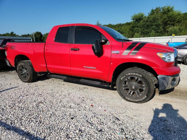 5TFUW5F14BX199335 - 2011 TOYOTA TUNDRA DOUBLE CAB SR5 RED photo 4