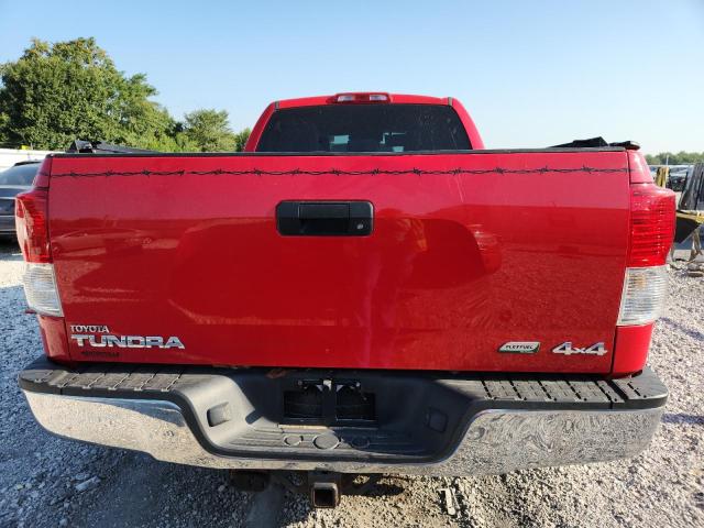5TFUW5F14BX199335 - 2011 TOYOTA TUNDRA DOUBLE CAB SR5 RED photo 6