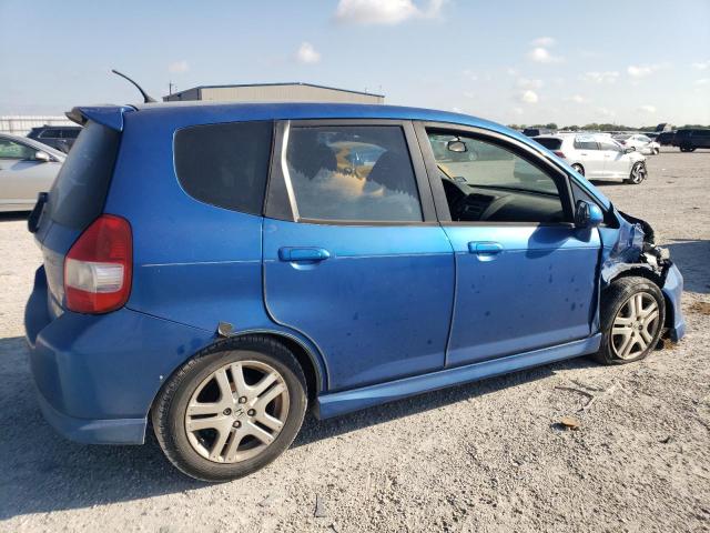 JHMGD38607S047751 - 2007 HONDA FIT S 蓝色 照片 3