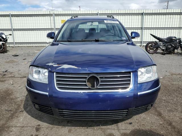 WVWVD63B54E220219 - 2004 VOLKSWAGEN PASSAT GLS BLUE photo 5