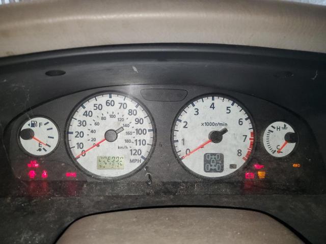 JN8DR09Y32W738251 - 2002 NISSAN PATHFINDER LE BLACK photo 9