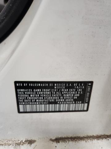 3VWC57BU0KM273251 - 2019 VOLKSWAGEN JETTA S თეთრი ფოტო 13