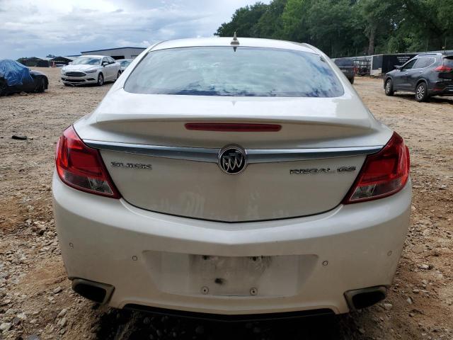 2G4GV5GV1D9213352 - 2013 BUICK REGAL GS WHITE photo 6