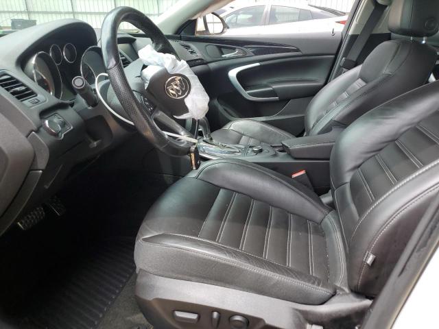 2G4GV5GV1D9213352 - 2013 BUICK REGAL GS WHITE photo 7