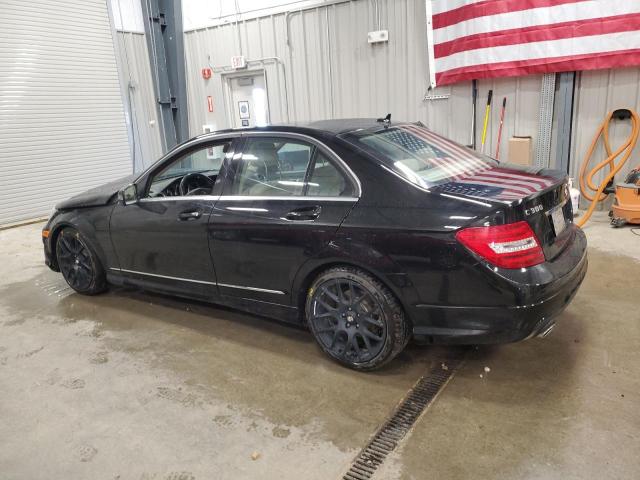 WDDGF8BB4CR200427 - 2012 MERCEDES-BENZ C 300 4MATIC BLACK photo 2