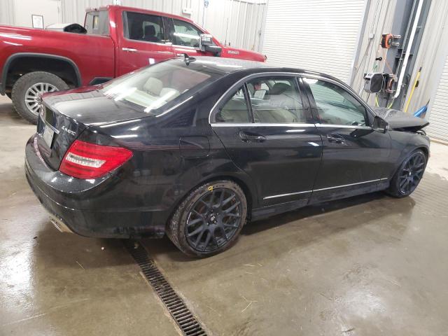 WDDGF8BB4CR200427 - 2012 MERCEDES-BENZ C 300 4MATIC BLACK photo 3