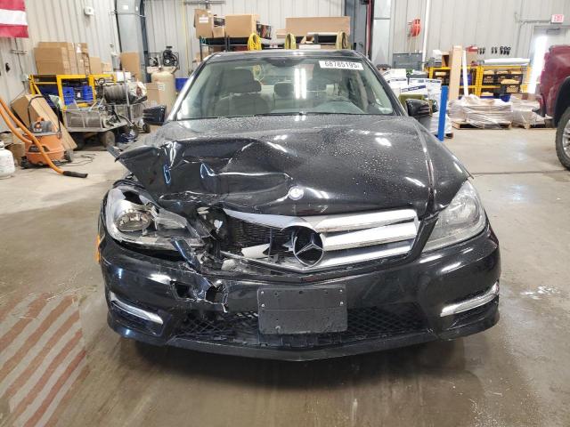 WDDGF8BB4CR200427 - 2012 MERCEDES-BENZ C 300 4MATIC BLACK photo 5
