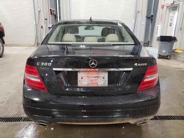 WDDGF8BB4CR200427 - 2012 MERCEDES-BENZ C 300 4MATIC BLACK photo 6