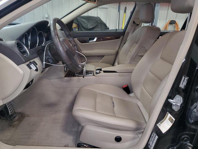 WDDGF8BB4CR200427 - 2012 MERCEDES-BENZ C 300 4MATIC BLACK photo 7