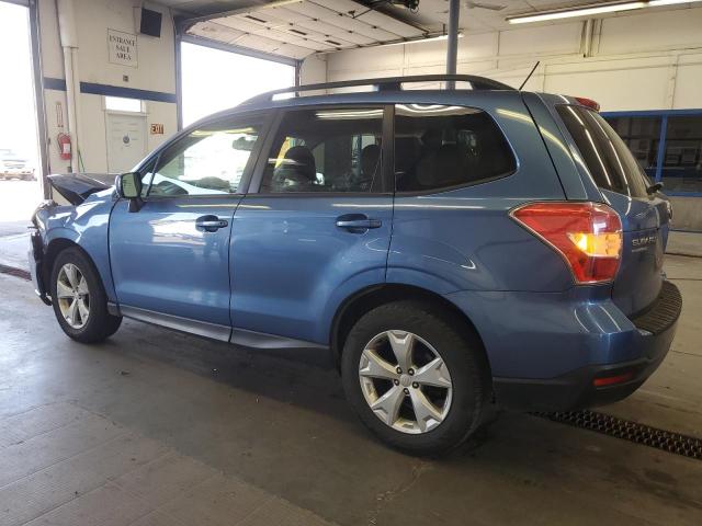 JF2SJADC5FH583564 - 2015 SUBARU FORESTER 2.5I PREMIUM BLUE photo 2