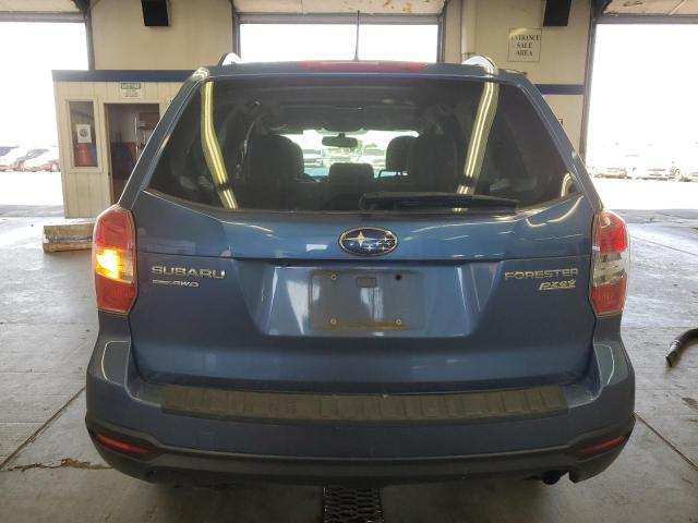 JF2SJADC5FH583564 - 2015 SUBARU FORESTER 2.5I PREMIUM BLUE photo 6
