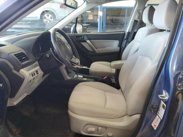 JF2SJADC5FH583564 - 2015 SUBARU FORESTER 2.5I PREMIUM BLUE photo 7