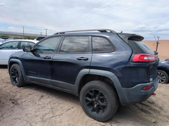 1C4PJMBS7FW759297 - 2015 JEEP CHEROKEE TRAILHAWK BLUE photo 2
