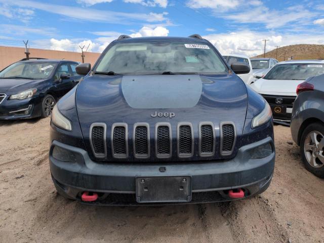 1C4PJMBS7FW759297 - 2015 JEEP CHEROKEE TRAILHAWK BLUE photo 5