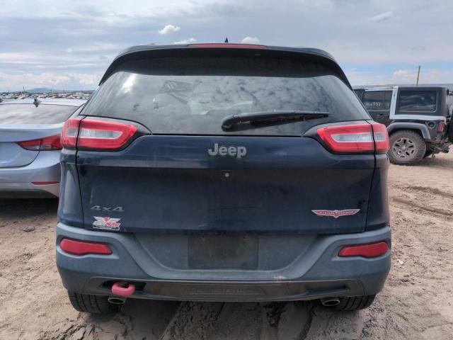 1C4PJMBS7FW759297 - 2015 JEEP CHEROKEE TRAILHAWK BLUE photo 6
