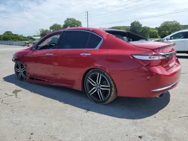 1HGCR2F56GA096577 - 2016 HONDA ACCORD SPORT RED photo 2