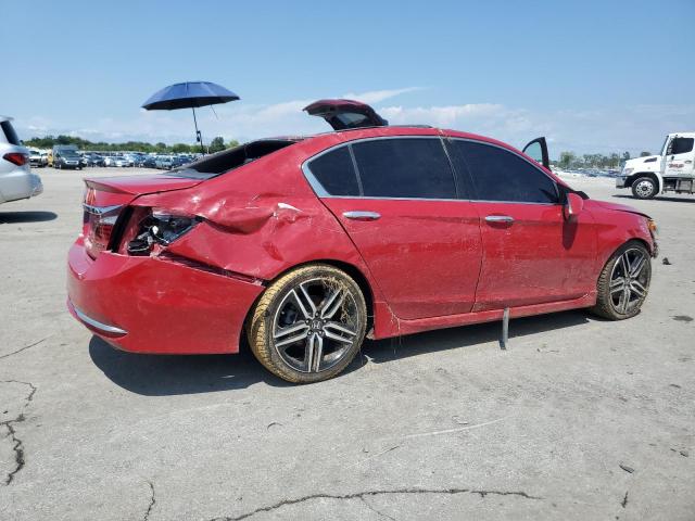 1HGCR2F56GA096577 - 2016 HONDA ACCORD SPORT RED photo 3